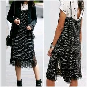 Free People Dresses - FREE PEOPLE Margot 2piece Lacy Overlay Dress SZ 8 Free People Dresses - FREE PEOPLE Margot 2piece Lacy Overlay Dress SZ 8
